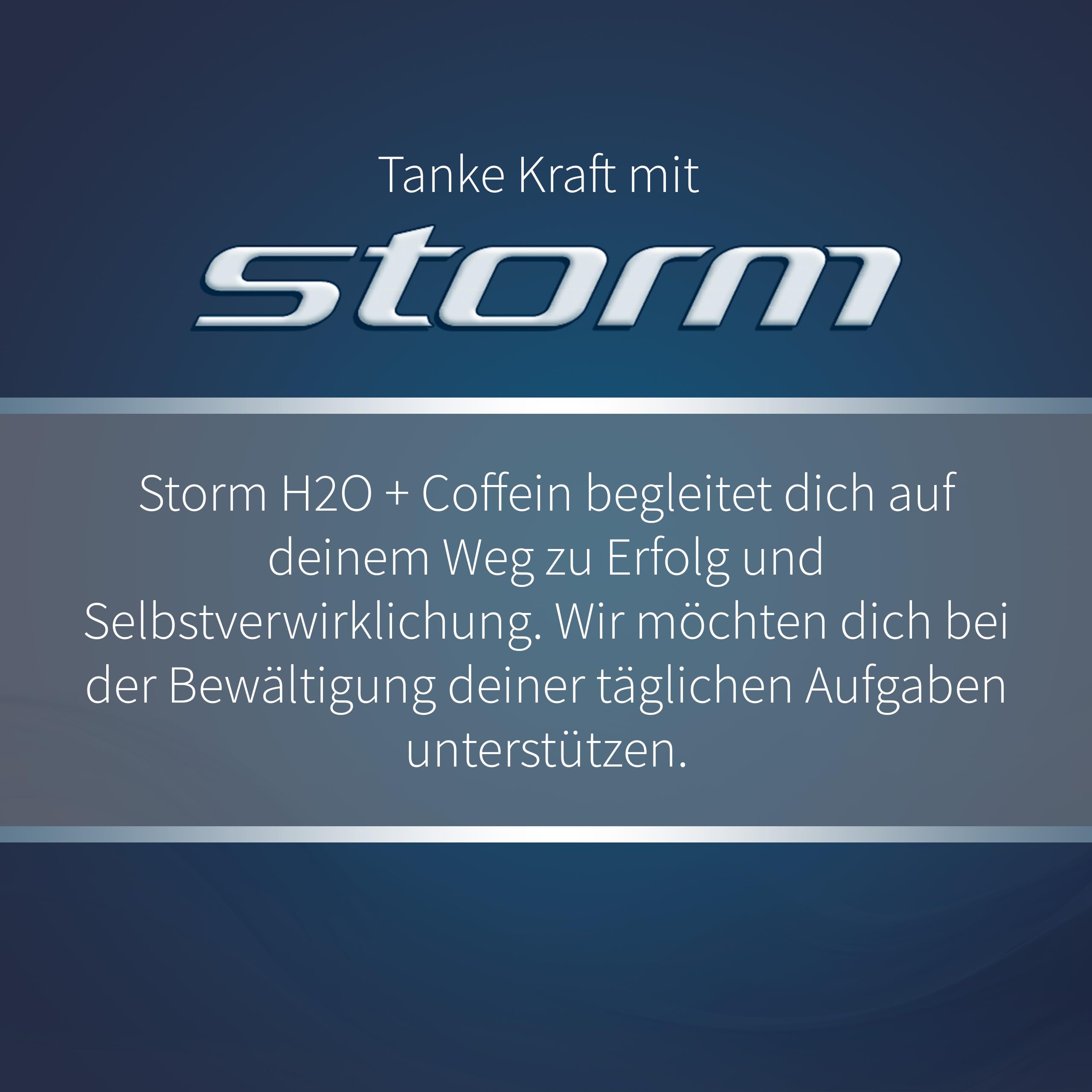 STORM Koffeinhaltiges Wasser 24er Set 500ml - zuckerfrei, kalorienfreies Wasser mit Koffein, perfekt für Festivals & lange Nächte, Kaffee-Alternative & Wachmacher, ohne Zusätze - inkl. 6€ Pfand