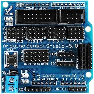 ZGQA-GQA Sensor Shield V5.0 Sensor Expansion Board for DIY Electronic Building Blocks of Robot Parts Voltage Module Controller