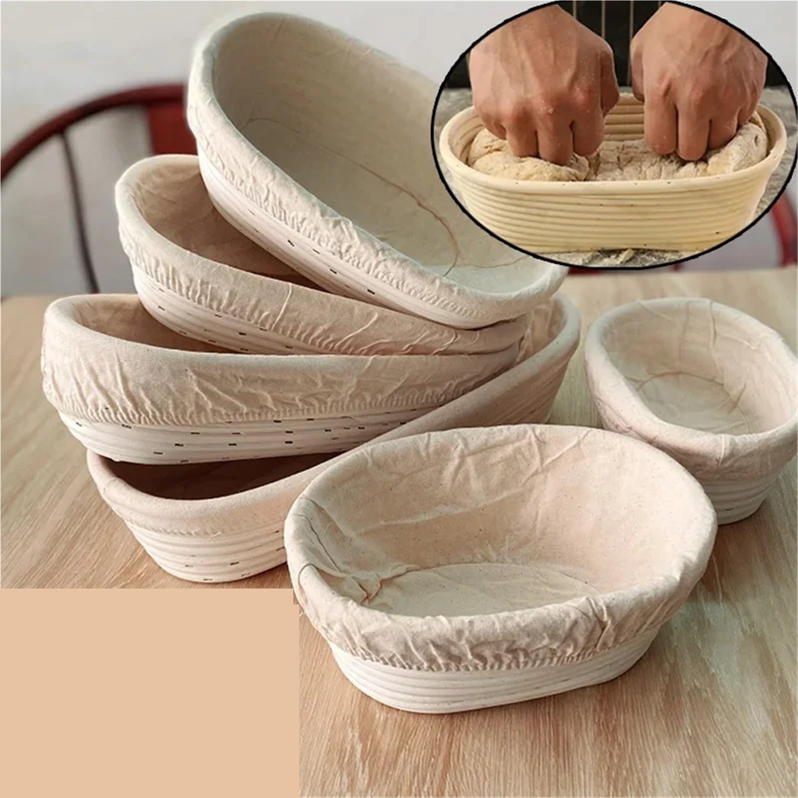 Cestino Per La Lievitazione Del Pane Cesto for la lievitazione del pane in rattan Cestino for la lievitazione del pane Fermentazione del pane fai da te Set di strumenti for pasticceria Cestino for il
