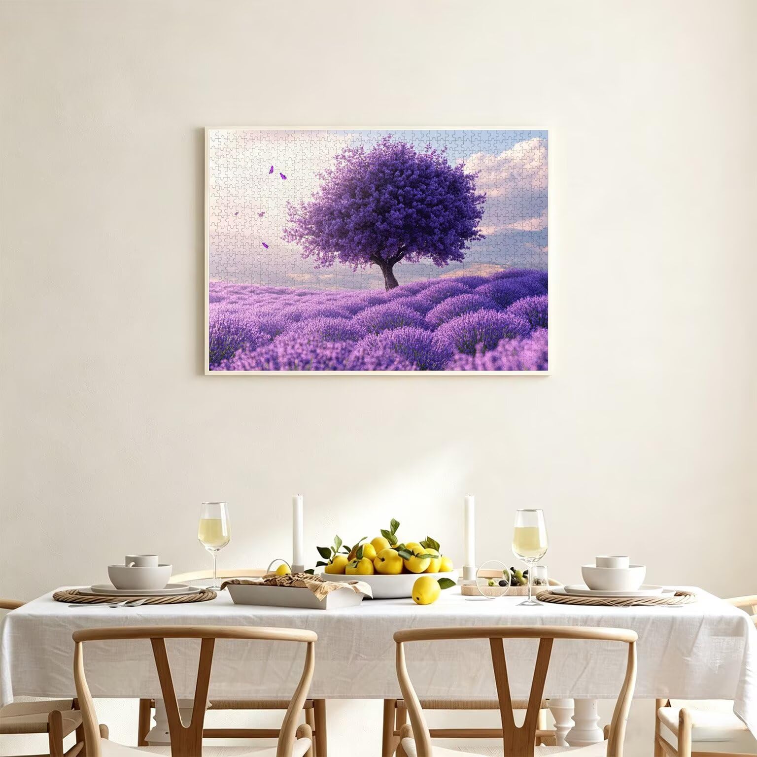 Puzzle dla dorosłych 2000, krajobraz lawendowy, 99 x 70 cm, n-816