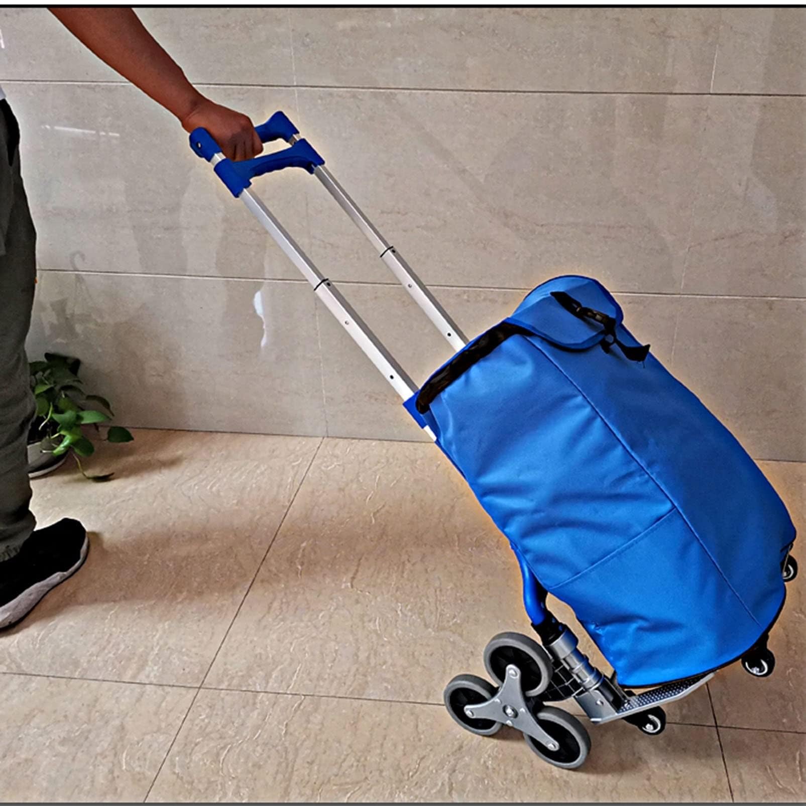 Bolsa de Repuesto Reutilizable para Carrito de la Compra, 54 l, portátil, de Tela Oxford, Color A