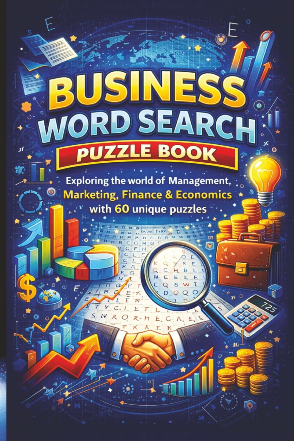 Business Word Search Puzzle Book: Exploring the world of Management, Marketing, Finance & Economics with 60 unique puzzles (MajorPuzzles Series)