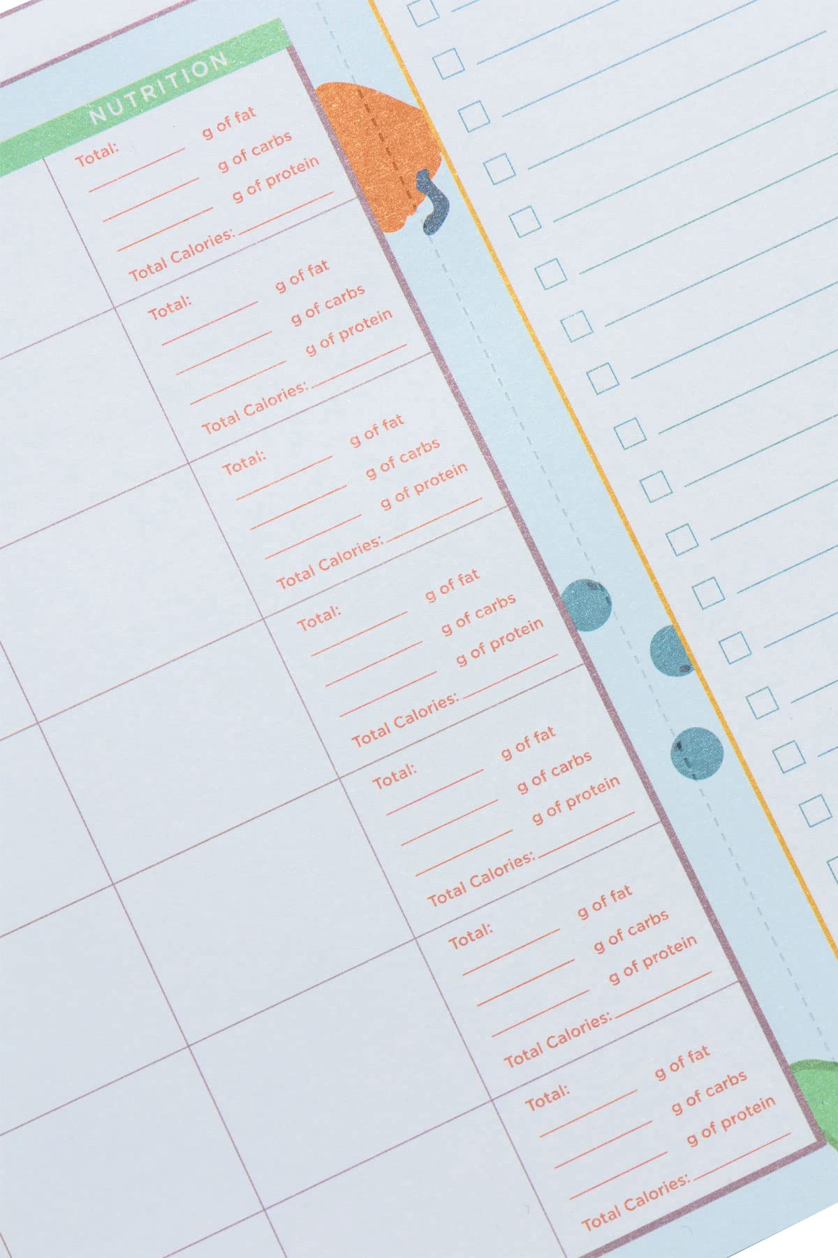 Buy Blogilates Meal Prep Pad (8”X10”) Meal Planner & TearandGo