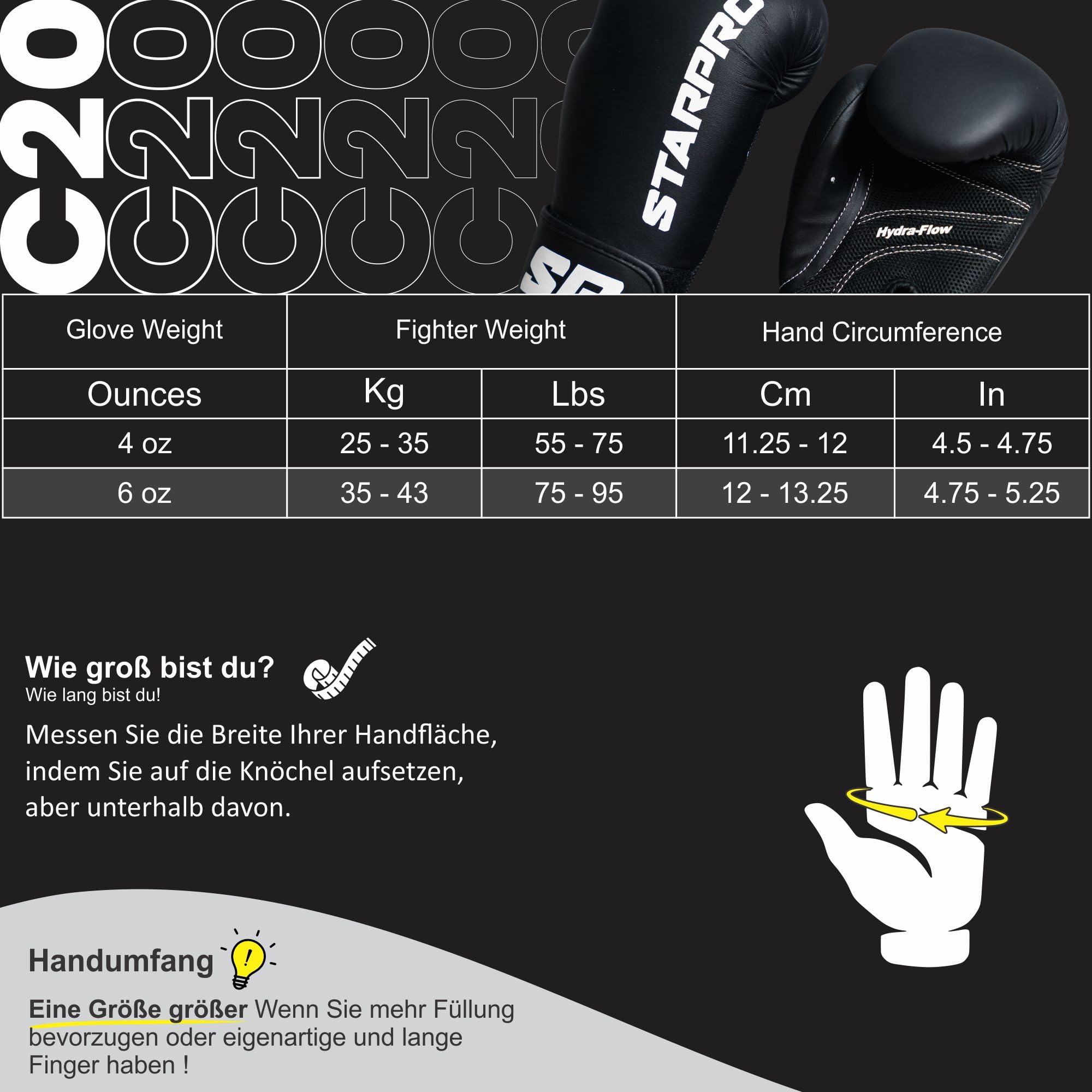 Starpro Boxhandschuhe für Kinder von 6–10 Jahren – Kinder Boxhandschuhe für Kleine & Empfindliche Hände, Optimaler Handschutz & Komfort beim Boxtraining
