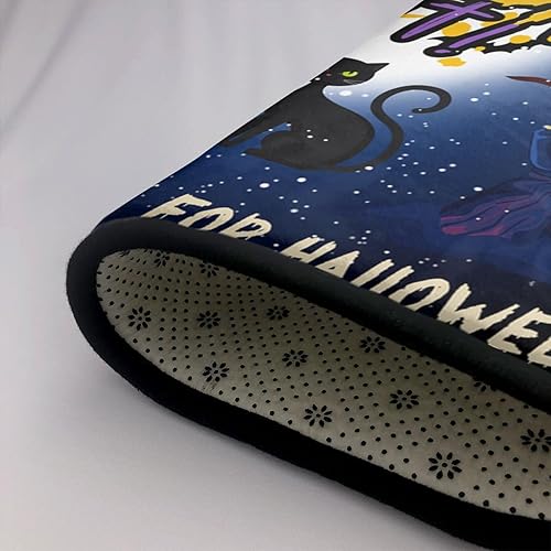 Miniatura 6 de Alfombra de noche de terror de Halloween, alfombra de baño antideslizante, alfombra de baño suave, decoración para cocina, dormitorio, comedor, sala