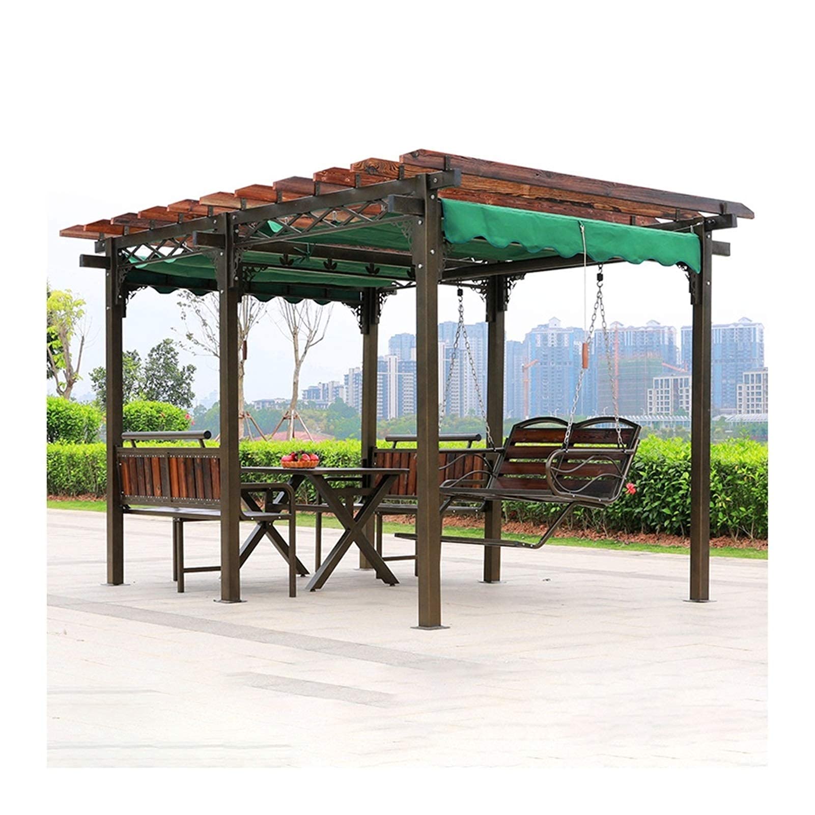 Buy FMOGG Outdoor Pavilion Gazebos for Patios, Outdoor Pavilion Villa