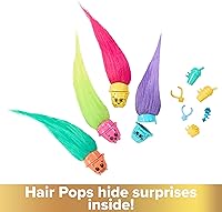 Vista 3 de Mattel DreamWorks Trolls Band Together Toys, Mount Rageous con muñeca pequeña Queen Poppy y más de 25 accesorios, 4 paletas para el cabello