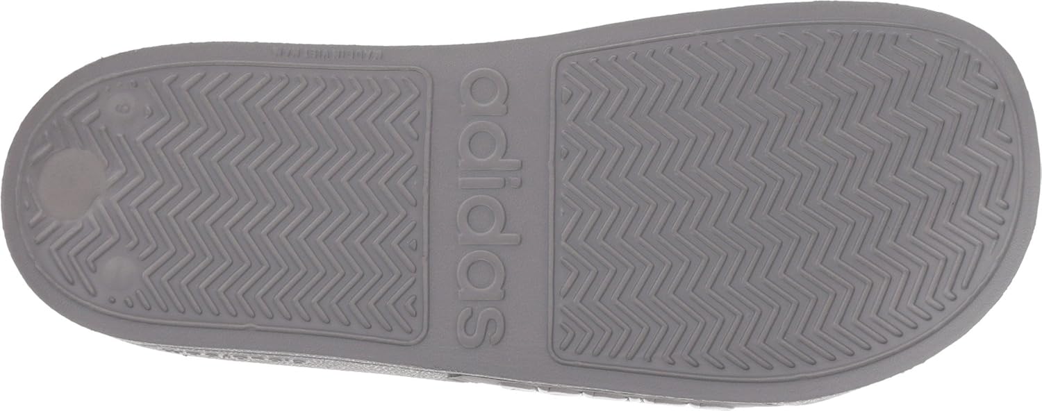 adidas Men's Adilette Shower Slides 4 Grey/White/Grey