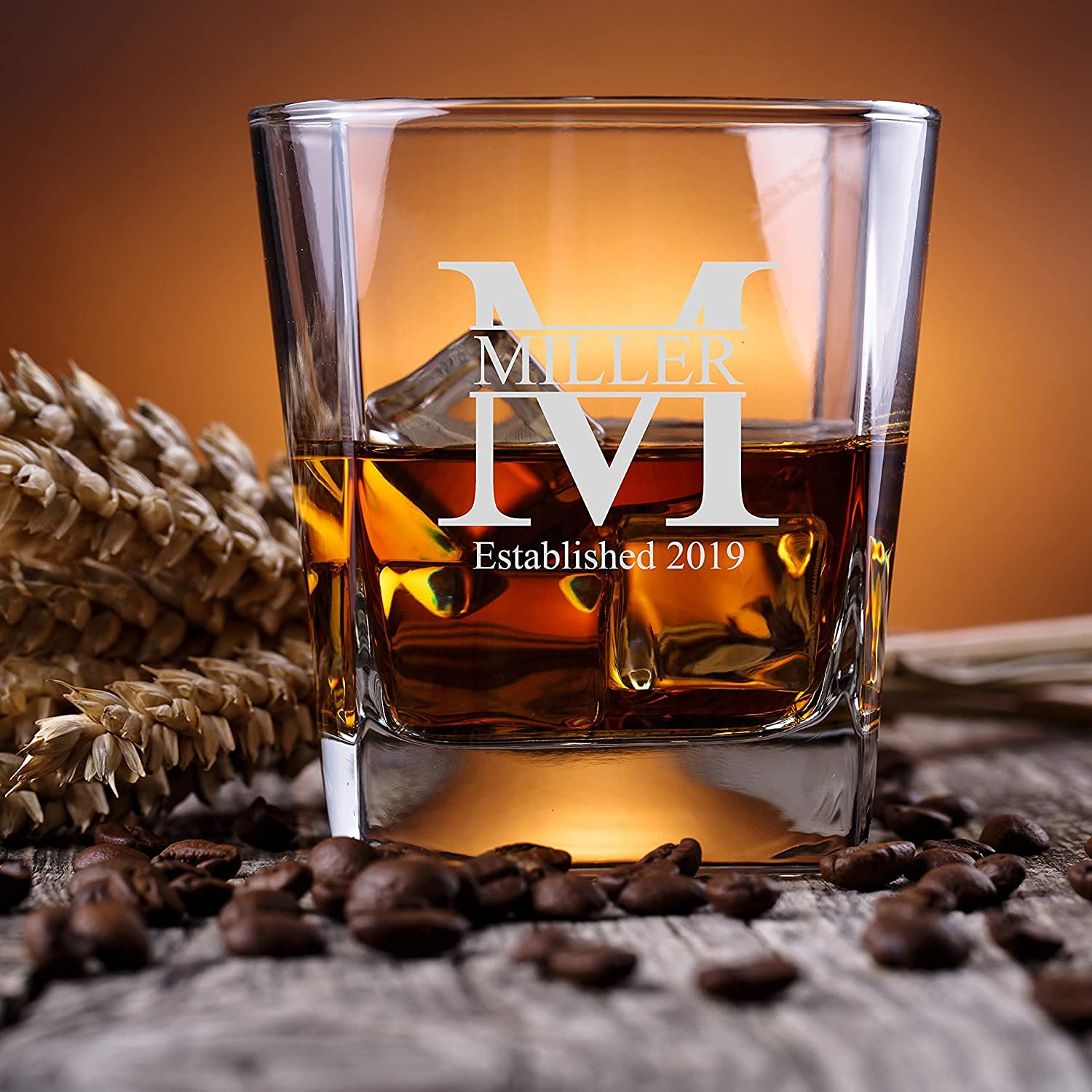 Personalized Whiskey Decanter Set - Engraved Gift -3