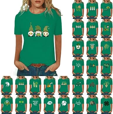 Amazon.com: Camiseta de manga corta con estampado informal para mujeres y  niñas, 2022 : Ropa, Zapatos y Joyería