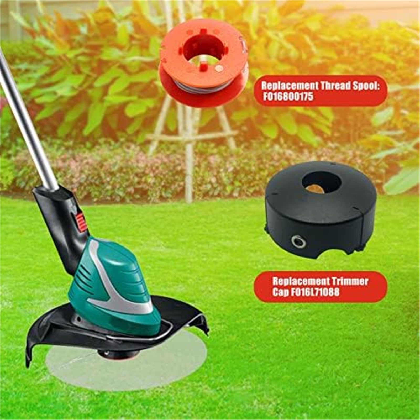 Para Carrete y Hilo de cortacésped F016800175 Pro Tap de 1,6 mm