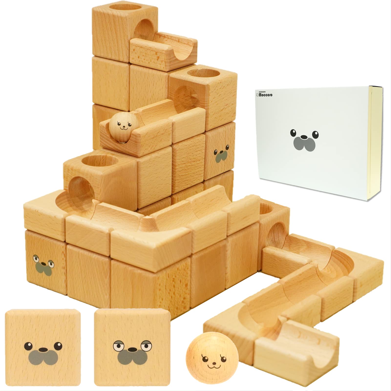 Amazon | 【Amazon.co.jp限定】 コロコロモッコロ 日本製 スロープトイ 