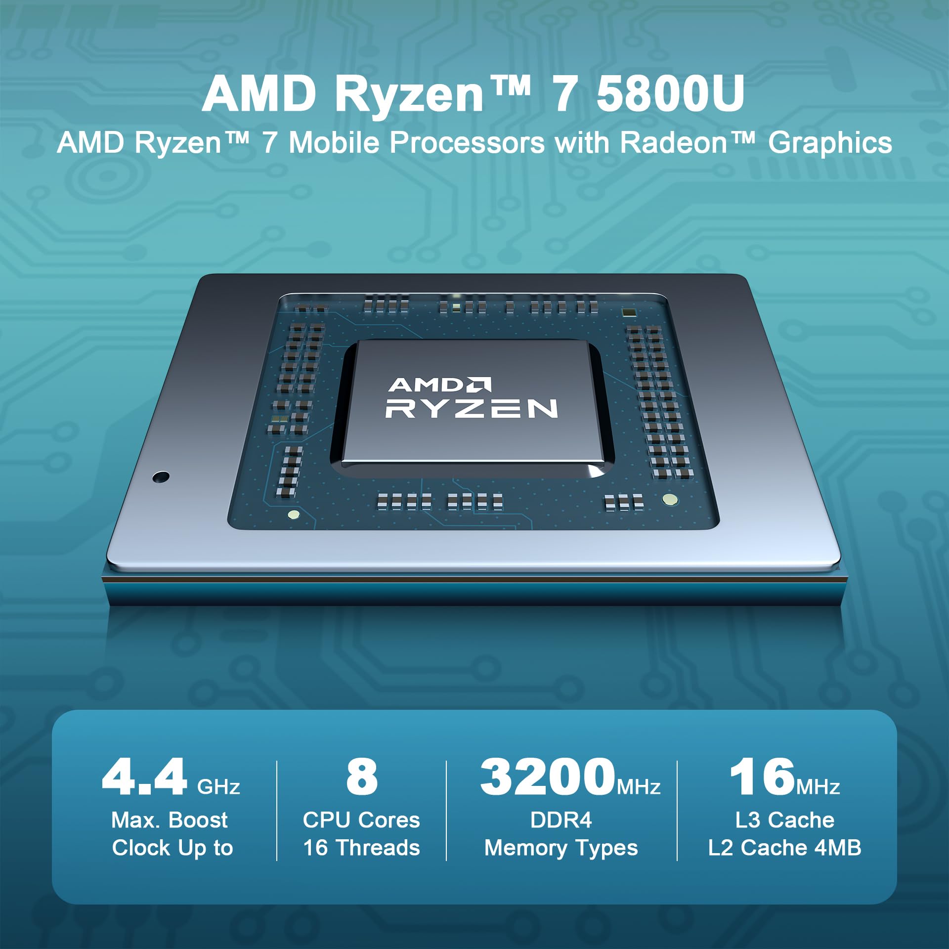 Amazon.co.jp: WzbooklミニPC Win 11 Pro AMD ryzen 7 5800u(最大4.4
