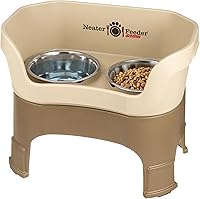 Vista 38 de Neater Pet Brands Neater Feeder Deluxe Cuencos para Perros Elevad os a Prueba de Derrames para Perros Pequeños Menos de 19 lbs, Fabricado en EE.UU.
