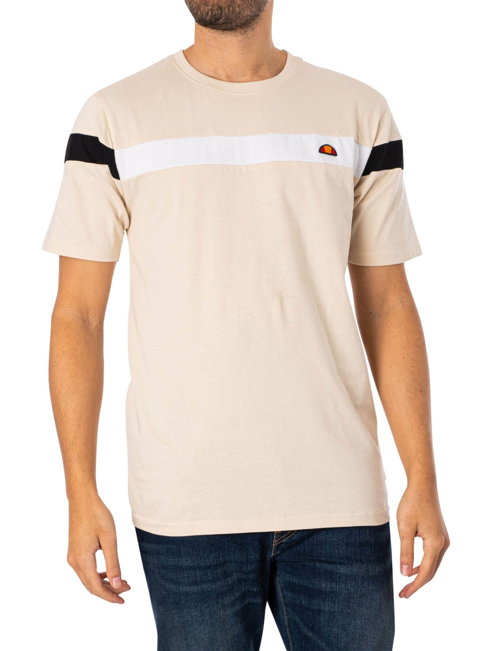 Ellesse Men's Beige Caserio Short Sleeve T-Shirt S