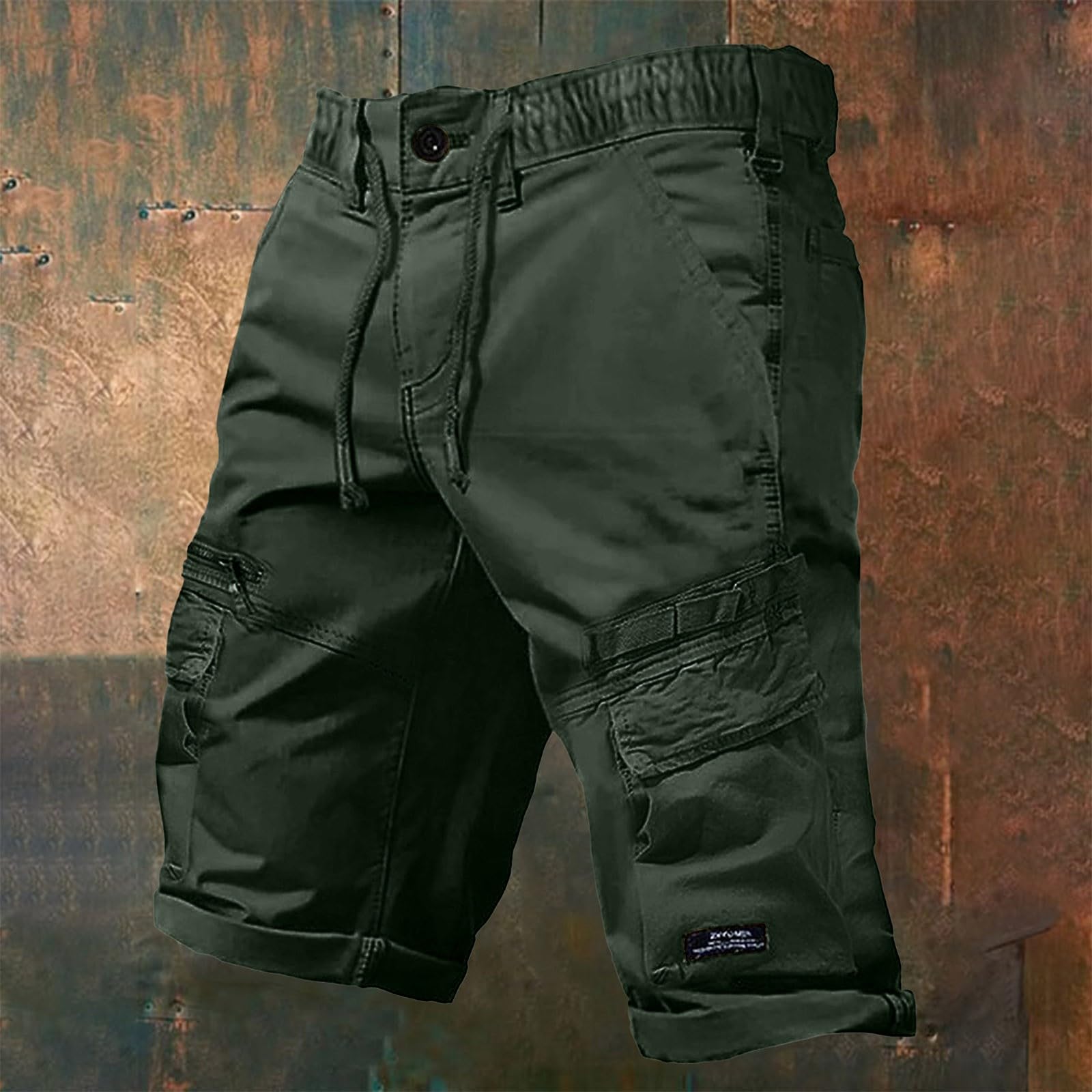 Genérico Pantalones De Trabajo Hombre Vaqueros, Pantalones Cortos Cargo Hombre Jogger, DiseñO Elegante Uso Diario con Detalles Cremallera Corte Ajustado Ideales PantalóN Trabajo PantalóN CháNdal