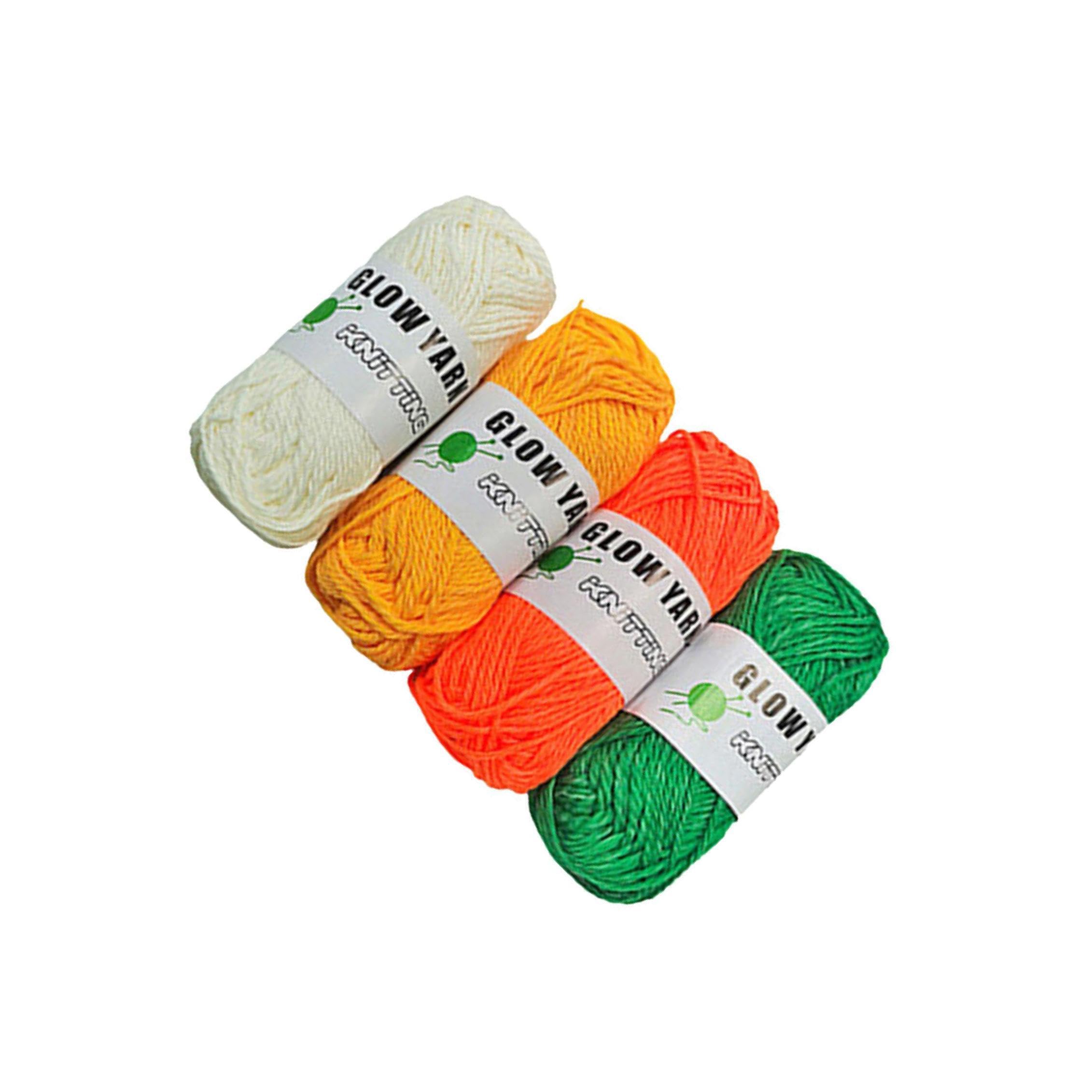 Hilo luminoso para manualidades de crochet ideal para tejer mantas nocturnas acogedoras