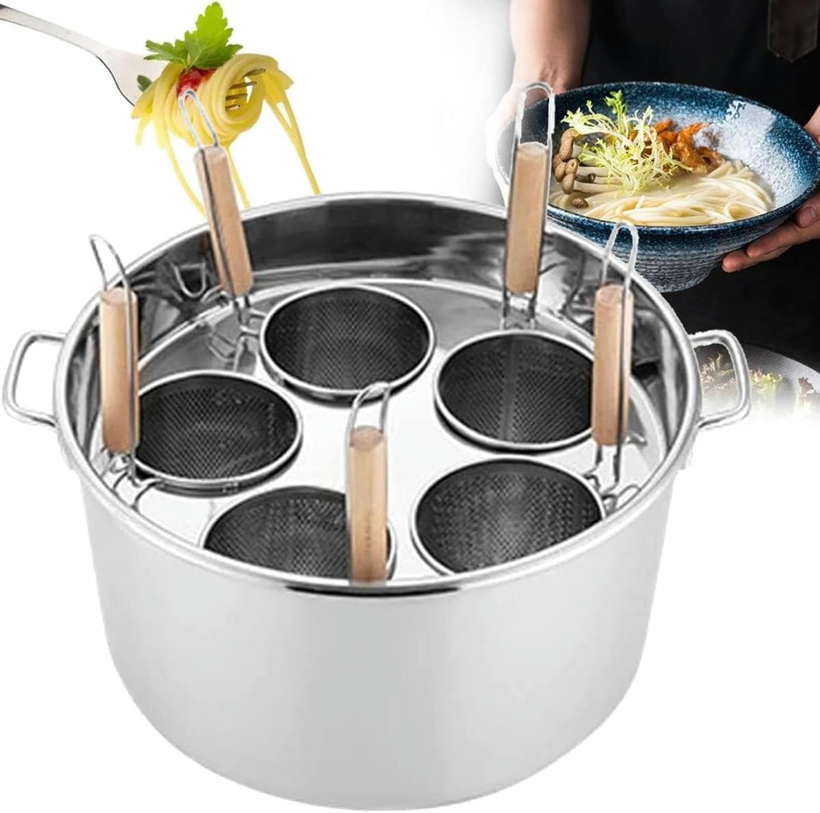 Ensemble de poêle à raviolis et pâtes pour de grands repas en famille