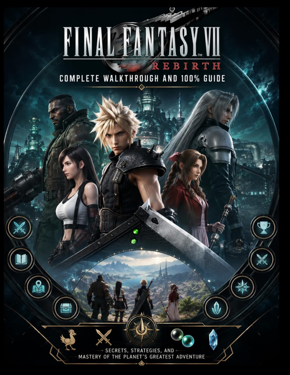 Final Fantasy VII Rebirth: Complete Walkthrough and 100% Guide: Secrets, Strategies, and Mastery of the Planet’s Greatest Adventure