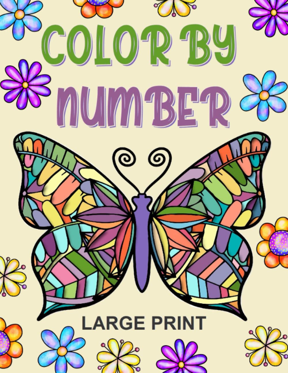 Livre coloriage numéroté grand format cadeau idéal pour seniors et adultes