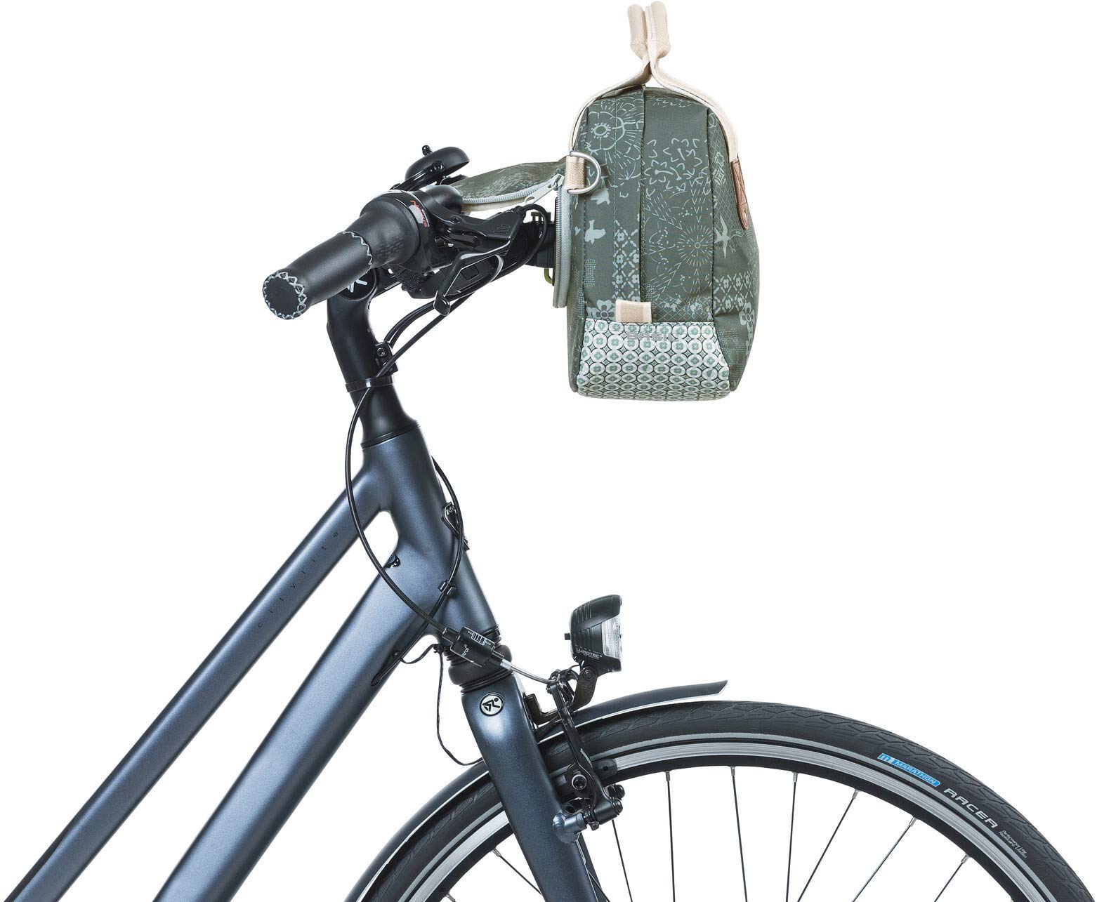 Sac à Vélo Basil Bohème Unisexe - Sac Polyvalent Hook-On, Détails Réfléchissants