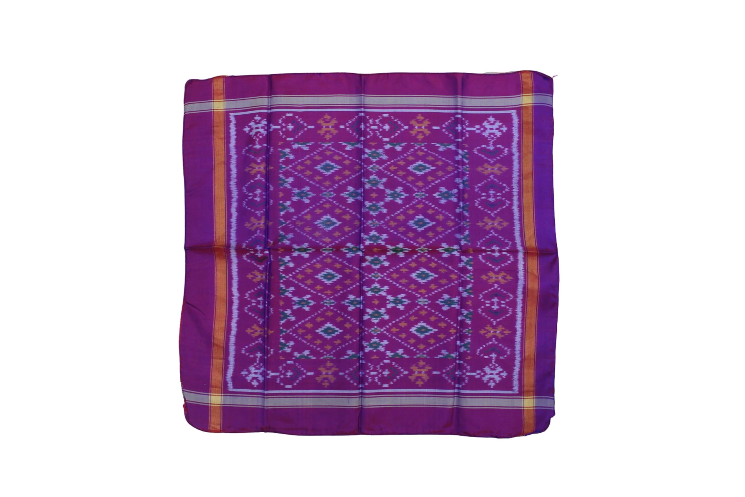 garvi gurjari Handloom Single Ikat Patola Pocket Square | Stylish Pocket Square19-picture-53