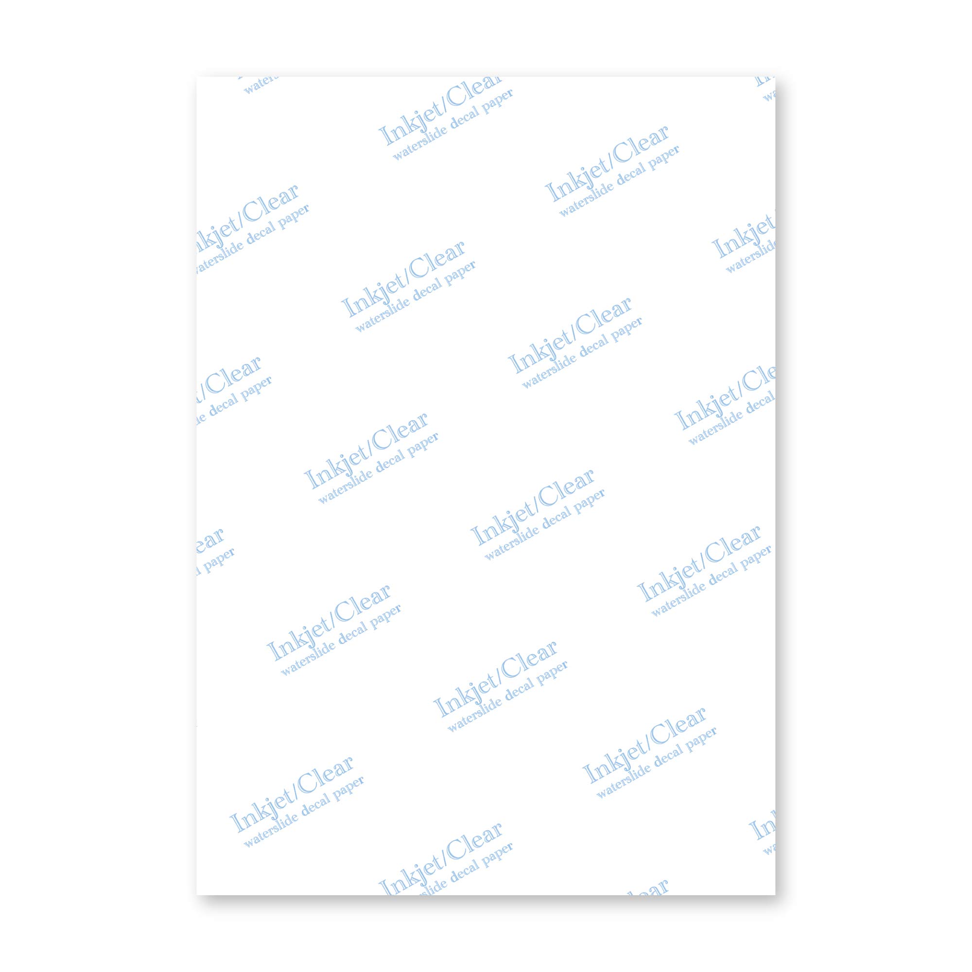 Buy Sunnyscopa Waterslide Decal Paper for Inkjet Printer Clear, A4, 10 Sheets Personalized