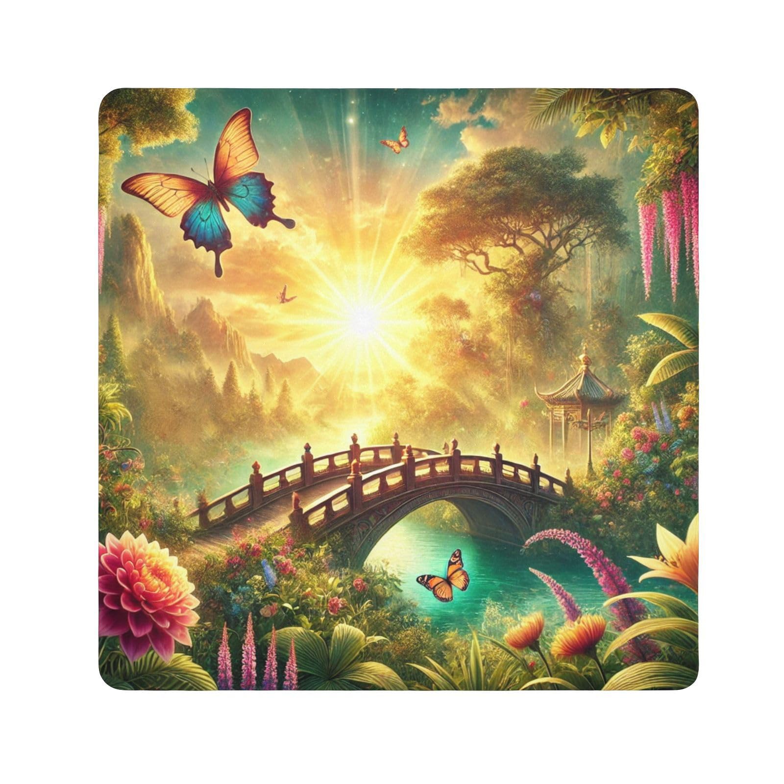 Joko Ivery Butterfly Garden Sunset Protective Wrap 13.8