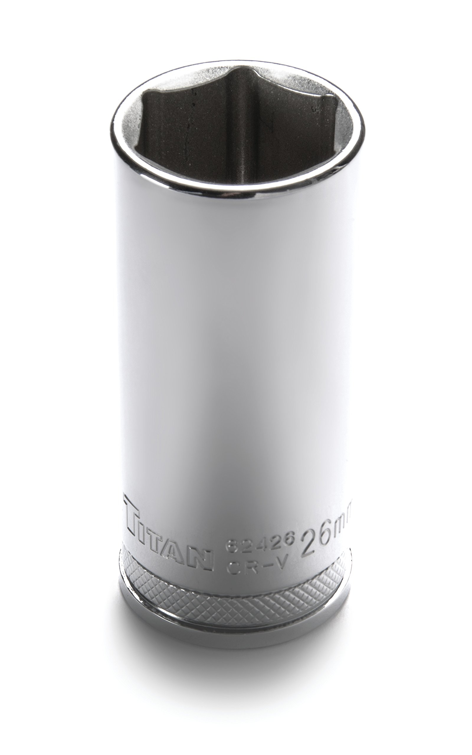 Titan 62426 26mm 1/2" Drive 6 Pt. Deep Socket