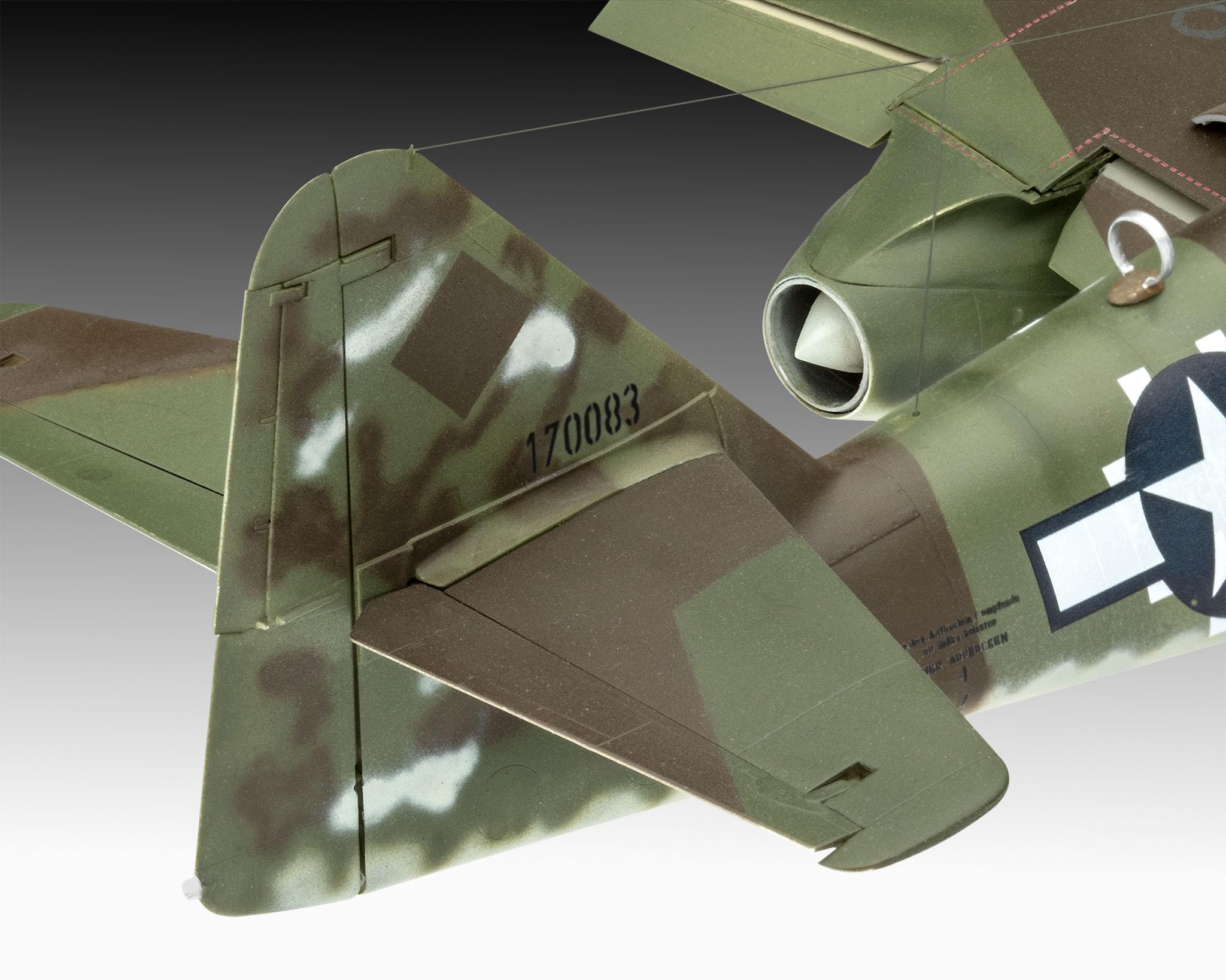 Revell Knivschmitt Me262A-1a/U4 | Knivschmitt Me262 Zestaw do modelowania 1:32 z 220 częściami | Samolot WW2 z armatą 50 mm | Poziom 5 od 13 lat