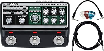 Amazon.com: Boss RE-202 Space Echo Delay and Reverb Effects Bundle