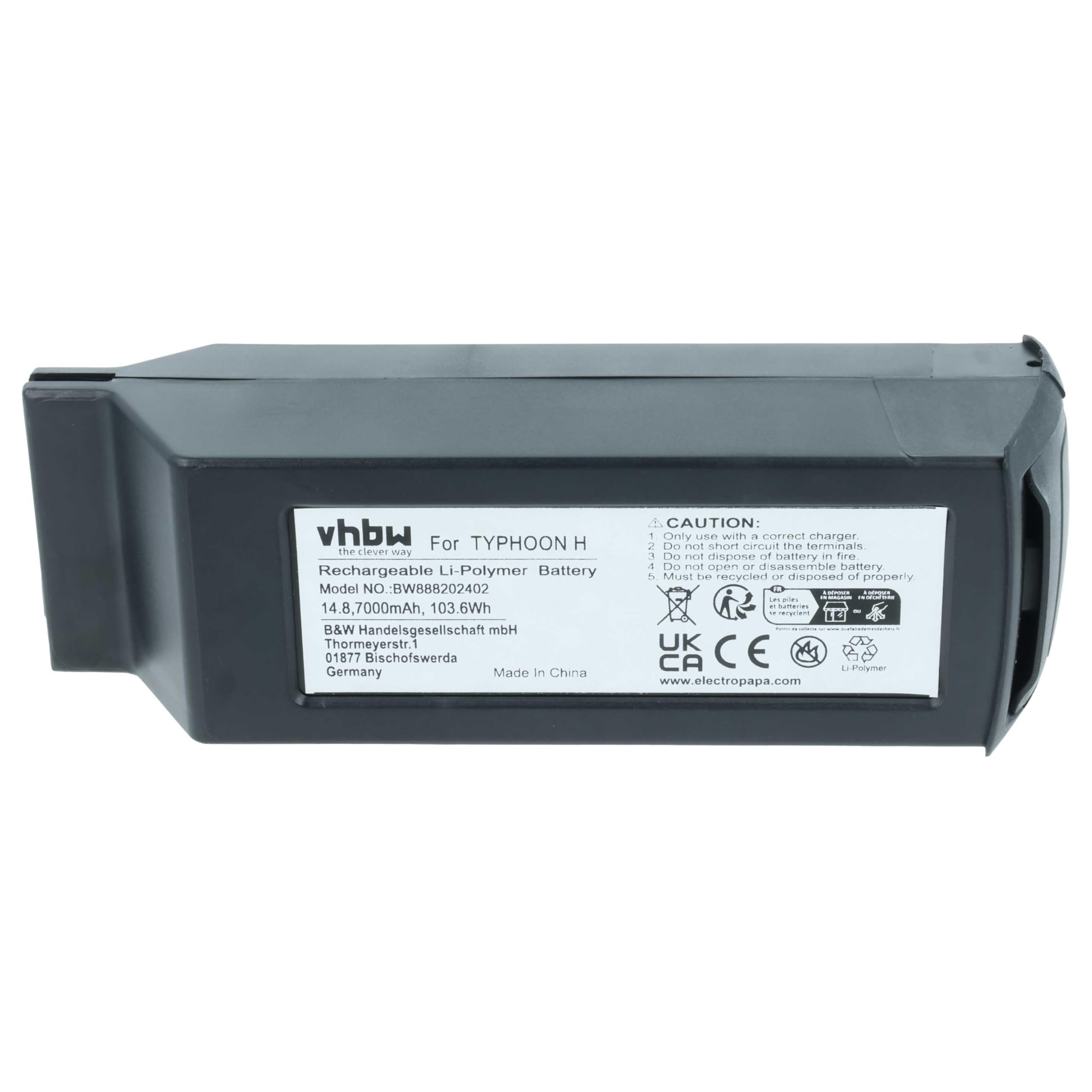 Vhbw batteria compatibile con Yuneec Typhoon H3 drone quadricottero multicottero (8000mAh, 15,2V, Li-Poly) | Leroy Merlin