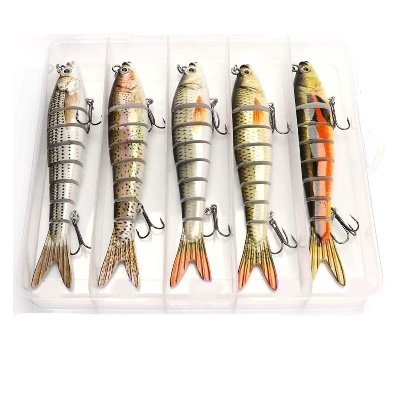 3/5 sztuk 14cm 23g Tonące woblery zestaw przynęt wędkarskich 8 segmentów Crankbait twardy zestaw sztucznych przynęt przynęta pływacka przynęta wędkarska