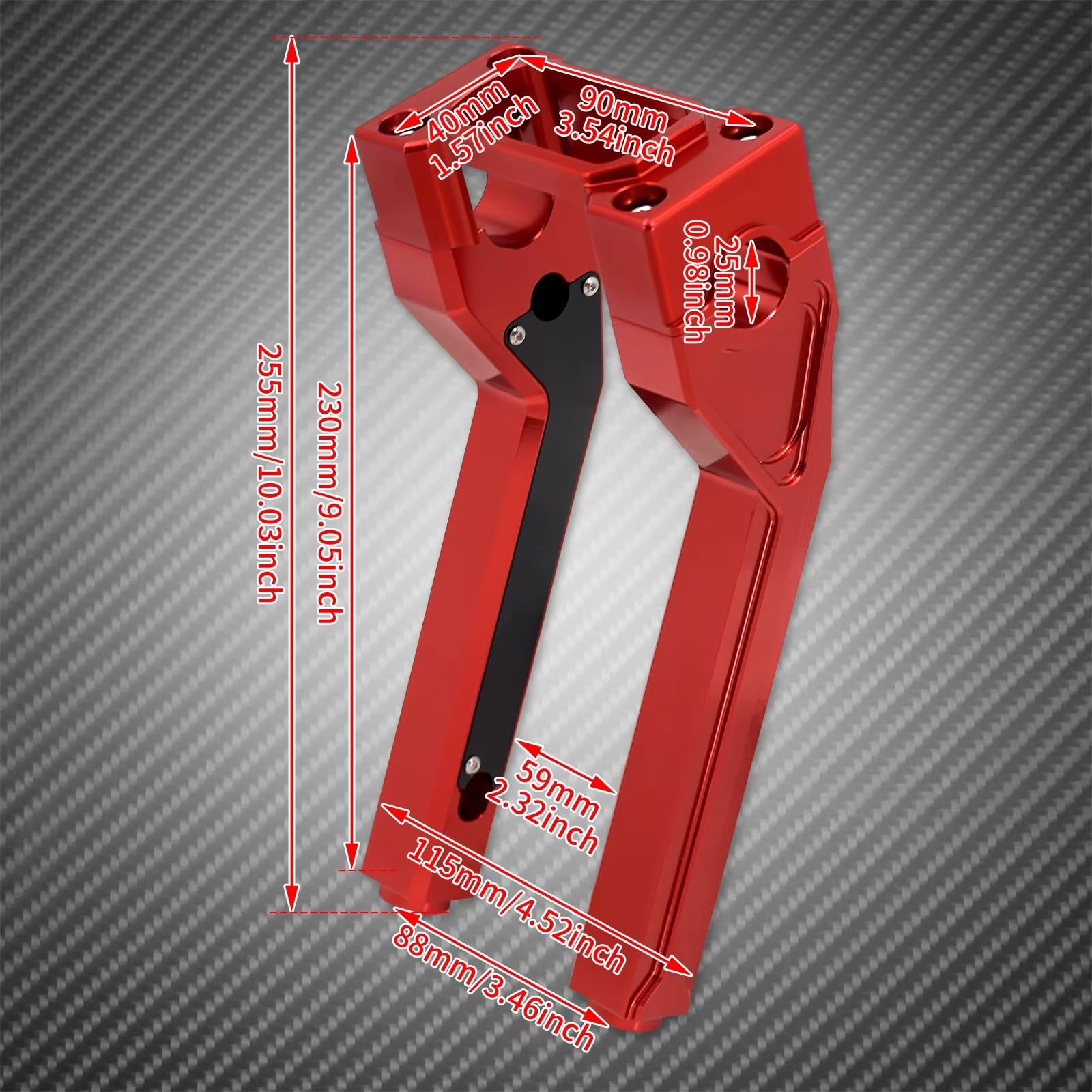 Rehausseur moto Guidon Pour Lowrider ST FXLRST Standard FXST 2018 Plus Tard 10 Pouces Tiges Guidon Moto Rallonges Élévateurs Supports Pince Montage Guidon De Moto