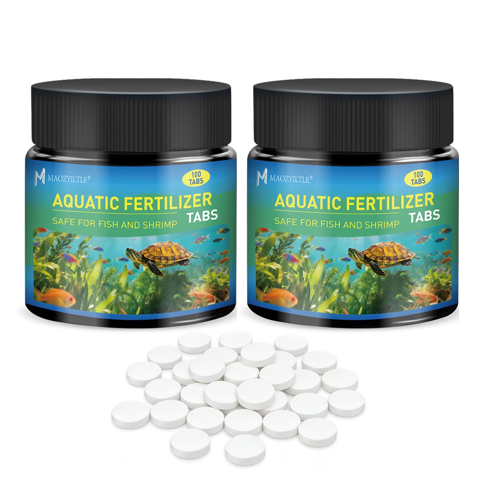 Root Tabs for Live Aquarium Plants, Freshwater Plant Fertilizer - 100 Count (2)