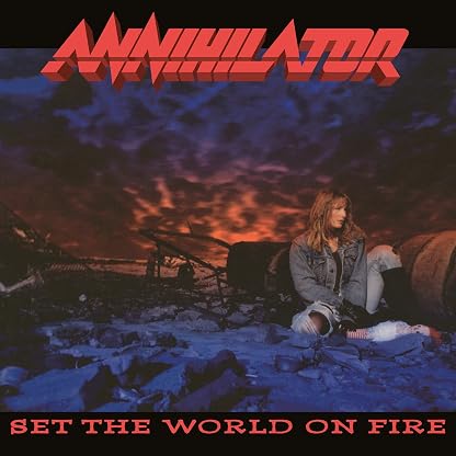 SET THE WORLD ON FIRE (180G/INSERT) por Annihilator — capa do álbum