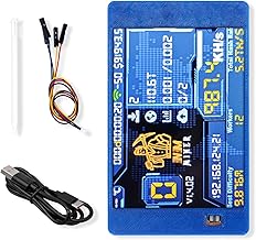 Binghe NerdMiner V2 Mining Bitcoin mit Blau Gehäuse 1060KH/s NerdMiner V2 Bitcoin Miner mit 2.8" TFT Display ESP32 Bitcoin Miner BTC Solo Lottery Miner Bitcoin Crypto Lottery Miner mit Nerd Miner