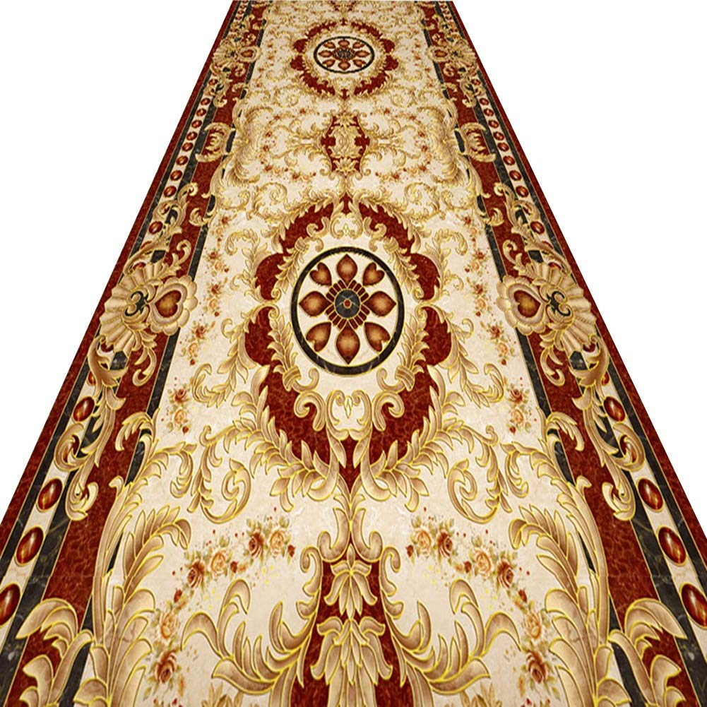 Alfombras de pasillo largo a medida en poliéster de estilo nórdico de 6mm color A