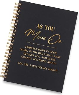 vizuzi As You Move On Spiral Notebooks, Encouragement Recovery Uplifting Appreciation Thank You Gifts for Boss Lady Coworker Colleague Worker Friend Spiral Notebooks ZXW36