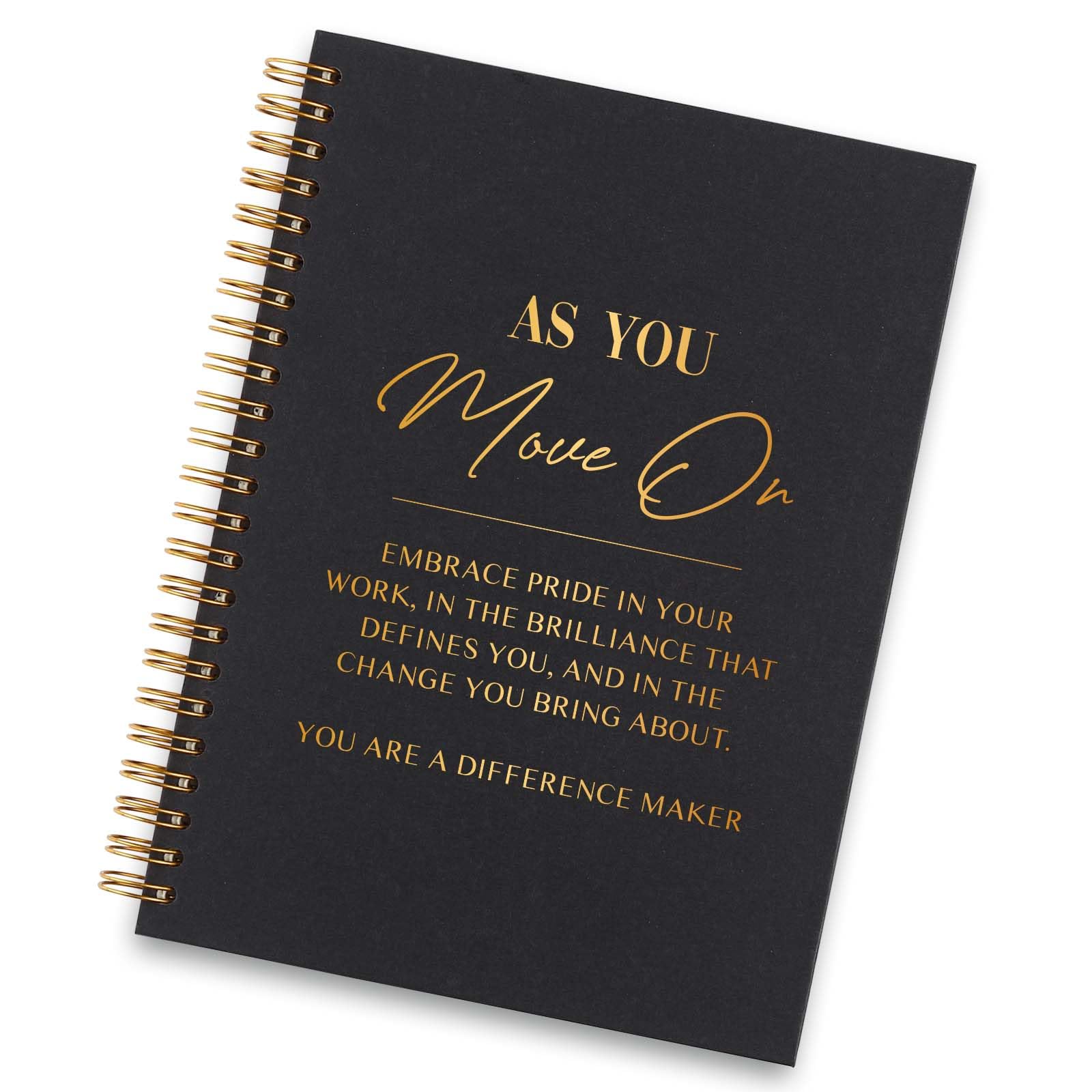 Cahier à spirales vizuzi As You Move On pour collègue et patron ZXW36