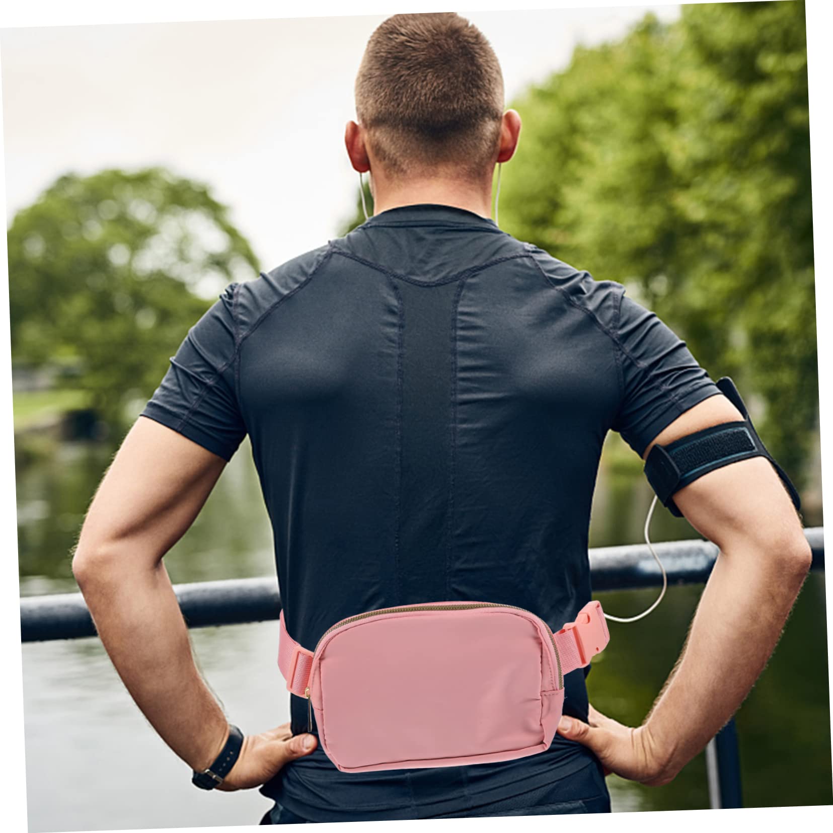 INOOMP 3stücke Fashionable Fanny Pack Für Damen Leichte Und Tragbare Hüfttasche Verstellbarer Bauchgurt Für Sport Wandern Radfahren Und Freizeitaktivitäten