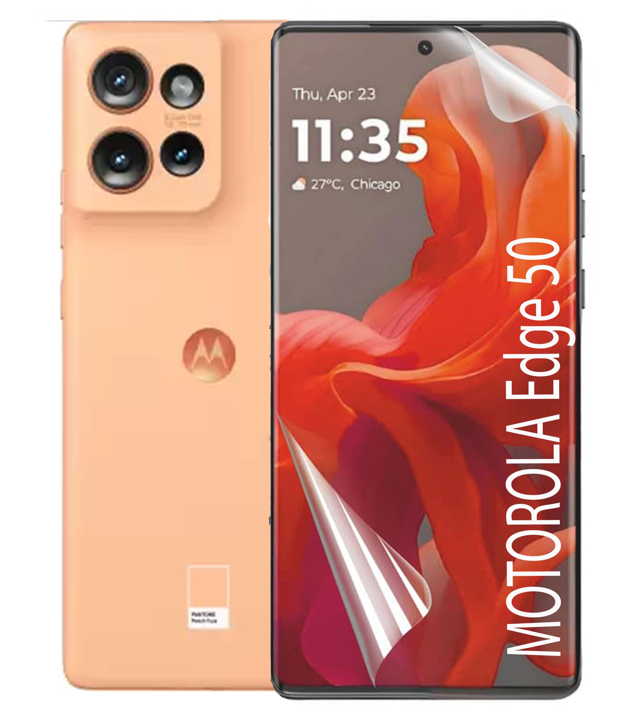 ZARALA High Sensitivity Hydrogel Screen Protector Compatible FOR MOTOROLA Edge 50 Transparent Soft TPU Protective Film [Fingerprint Unlock (Transparent) (B0DGD71L4D) Amazon Price History, Amazon Price Tracker