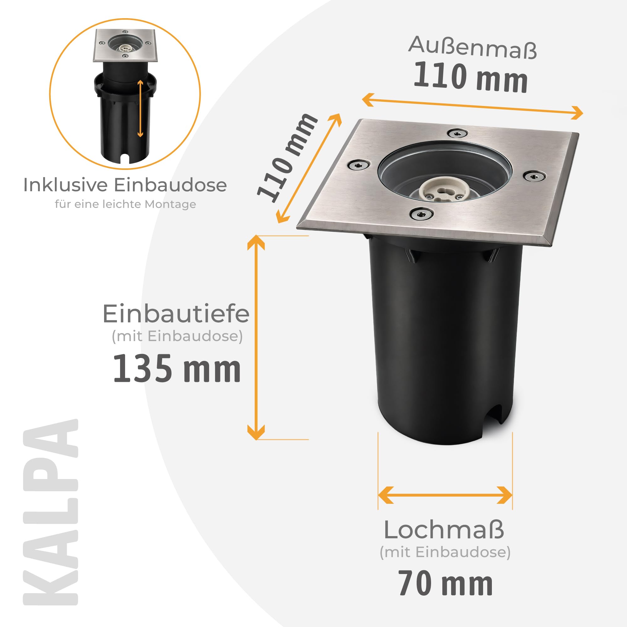 SSC-LUXon KALPA reflektor podłogowy LED IP67 zewnętrzny panel tarasowy