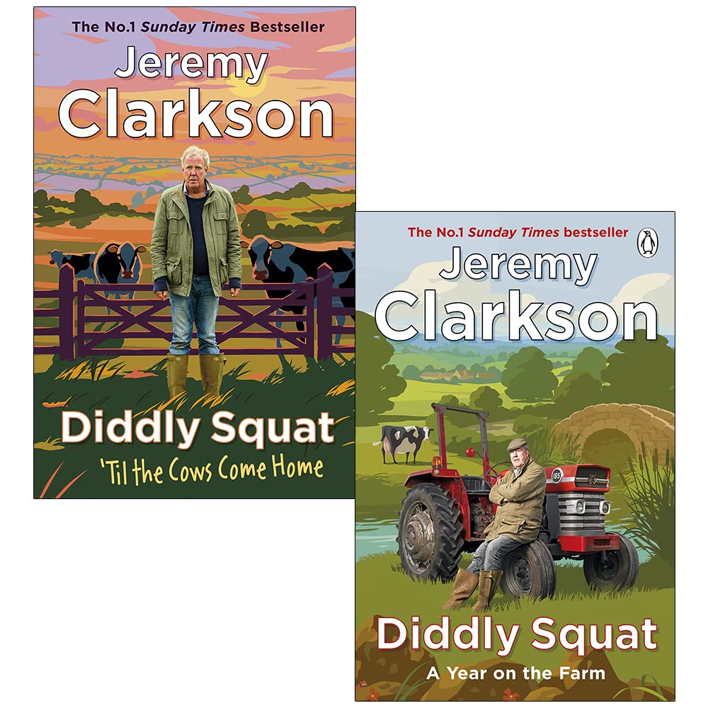 Jeremy Clarkson Diddly Squat Collection 2 Books Set (Diddly Squat ‘Til