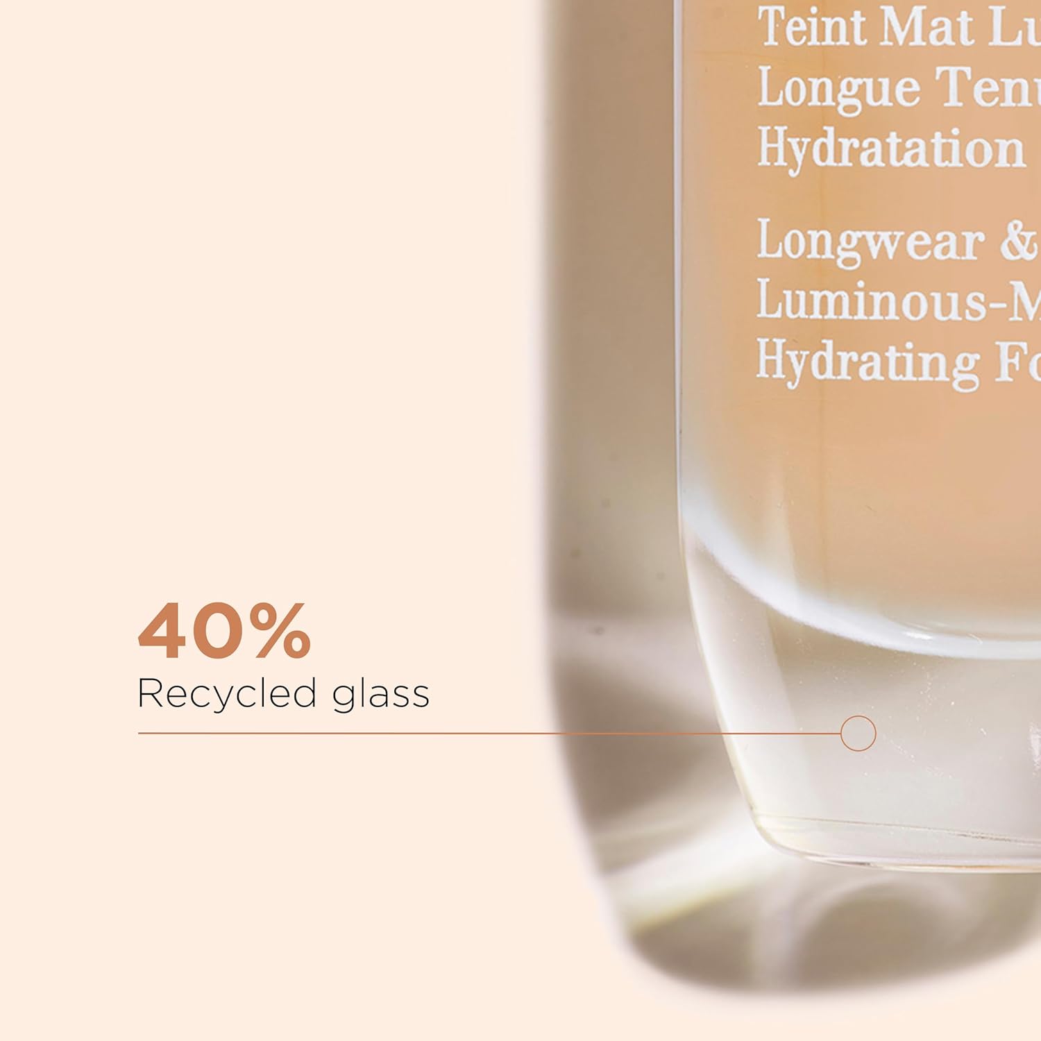 Clarins Skin Illusion Longwear Full Coverage Foundation|Luminous Matte Finish|24H Hold and 24H Hydration|Natural Looking|Transfer, Sweat and Smudge Proof| Contains Hyaluronic Acid|1 Fl Oz - Image 7