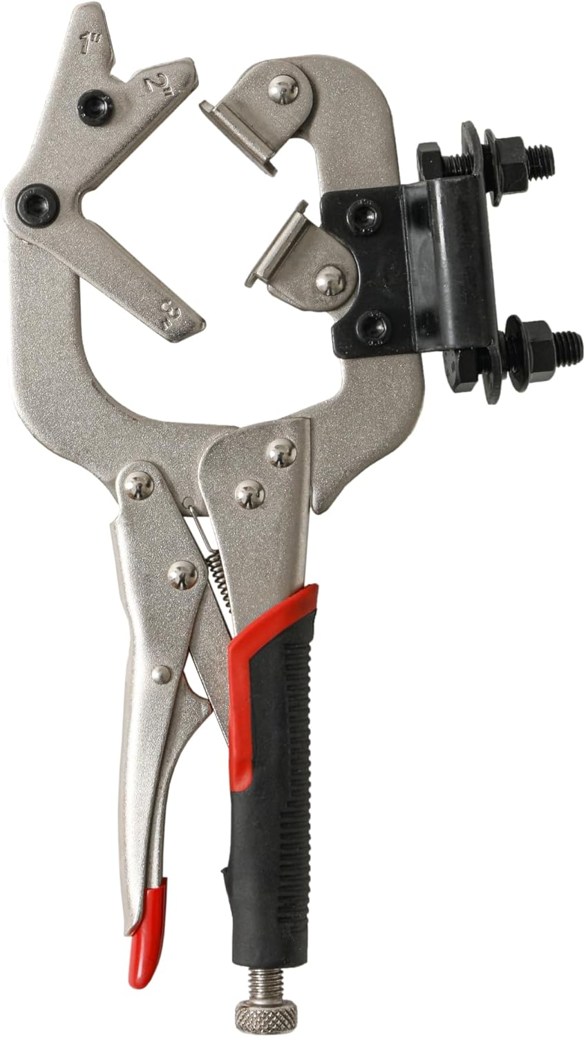 Xiao & Dao Pro 10'' Locking Welding Clamp with Swivel V type Pads And Installing Support (10''Locking Welding Clamp)