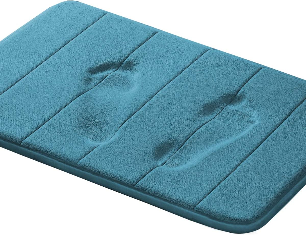 Amazoncom Memory Foam Coral Fleece Non Slip Bathroom Mat Amazoncom Memory Foam Coral Fleece Non Slip Bathroom Mat