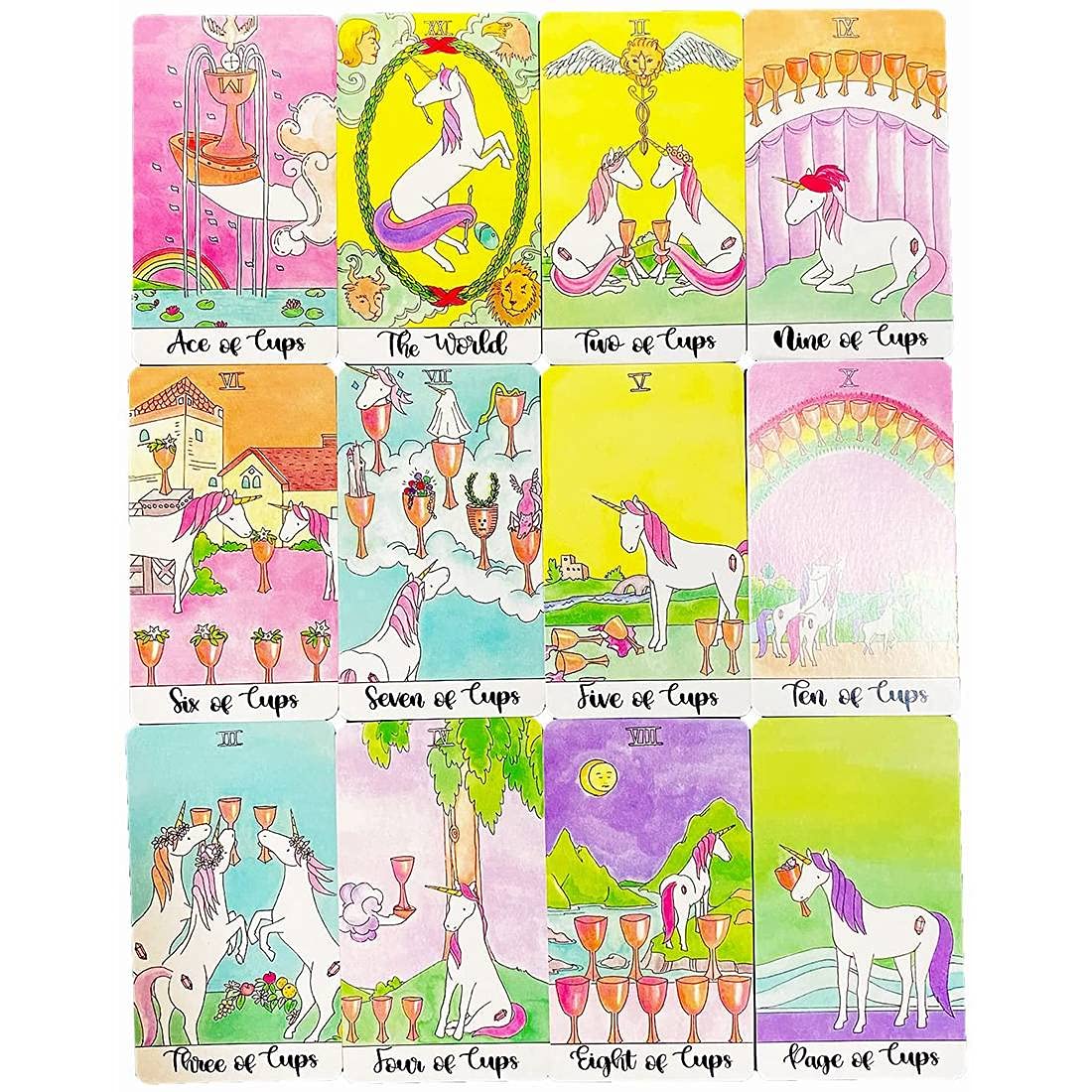 Amazon.co.jp: クリスタルユニコーンタロット、オラクルカード、占い