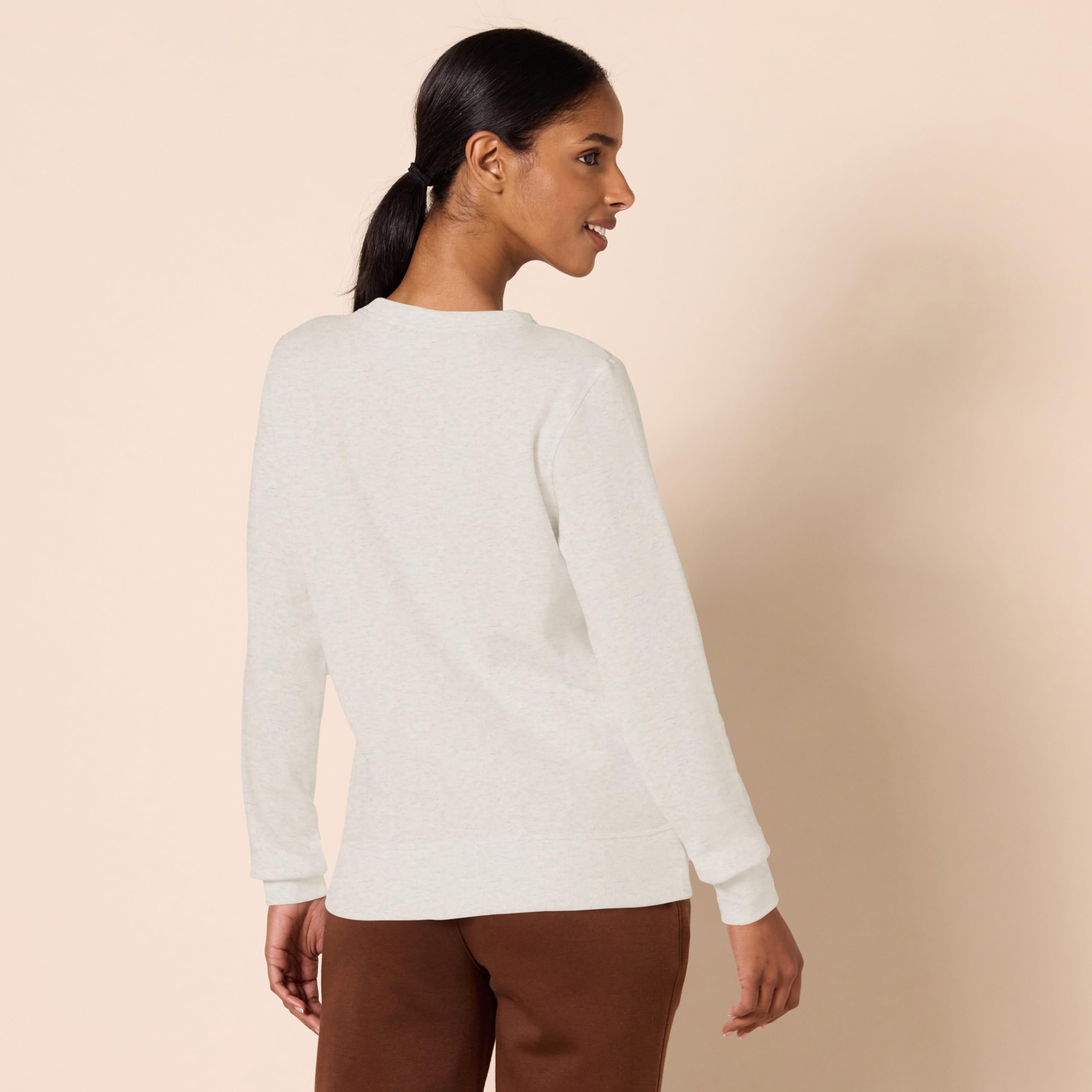 Amazon Essentials Felpa in Pile Girocollo (Disponibile in Taglie Forti) Donna